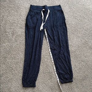 GAP Women's Navy Polka Dot Pajama Pants
